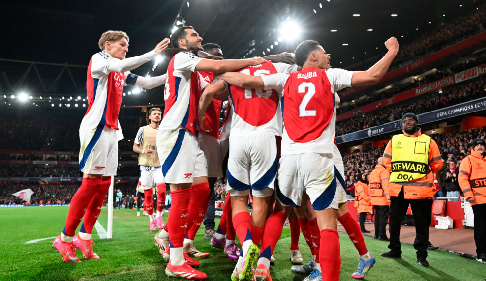 El Arsenal golea al Real Madrid que depende de nuevo de un milagro en el Bernabéu