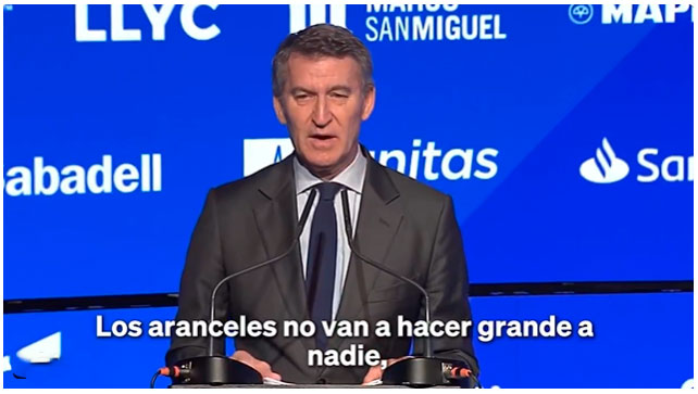 Feijóo urge a Sánchez una cumbre urgente con comunidades, agentes sociales y sectores afectados