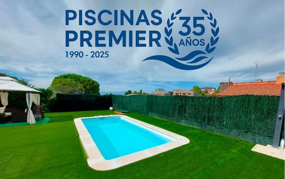PISCINAS PREMIER cumple 35 años de innovación en piscinas de fibra y poliéster