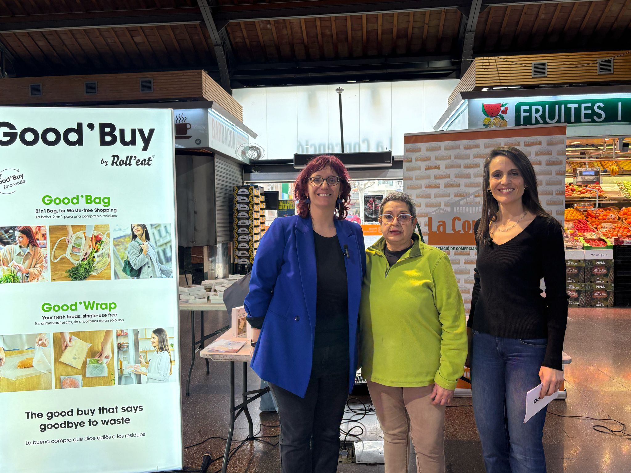Good’Buy llega con éxito a Barcelona: así fue la compra sin residuos en el Mercat de la Concepció Good’Buy llega con éxito a Barcelona: así fue la compra sin residuos en el Mercat de la Concepció