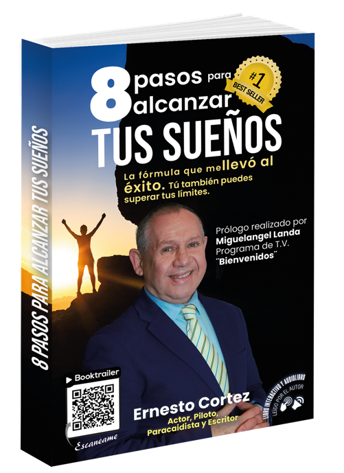 ‘8 pasos para alcanzar tus sueños’ de Ernesto Cortez se convierte en #1 en ventas en Amazon