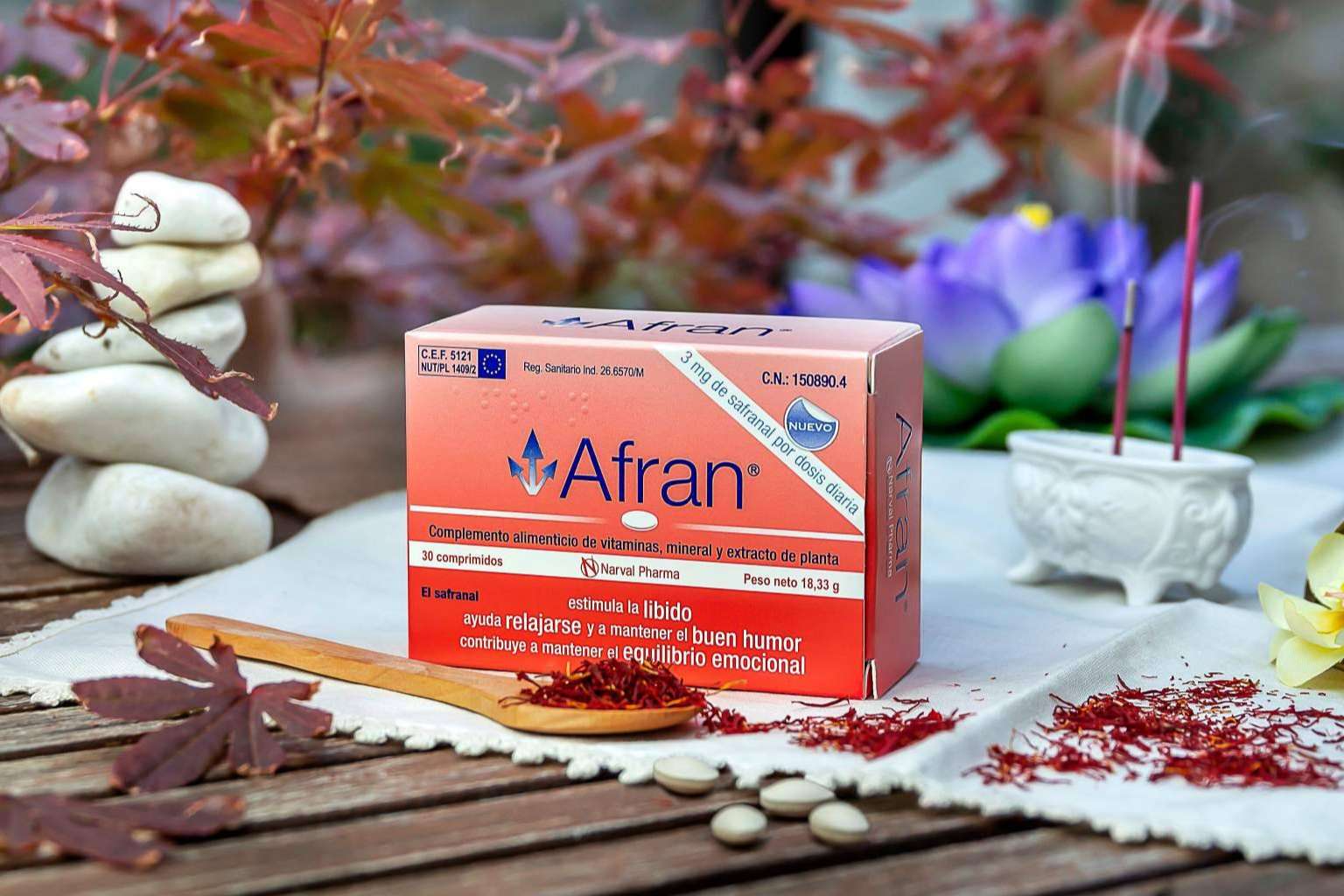 Afran, el complemento alimenticio con extracto de azafrán frente a la astenia primaveral