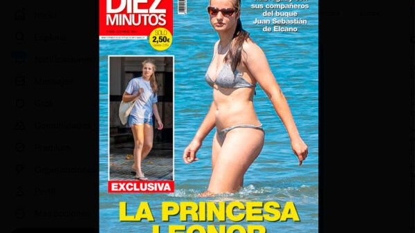 Leonor luce tipazo con un grupo de compañeros guardiamarinas en su día de permiso en La Mulata