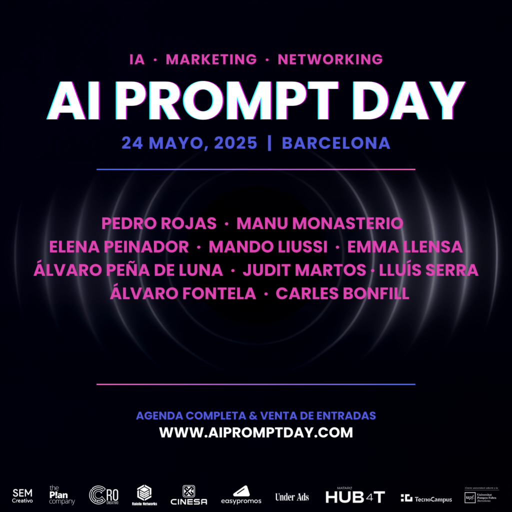 Barcelona acoge el ‘AI Prompt Day’, primera cita 100 % dedicada a la IA aplicada a marketing digital