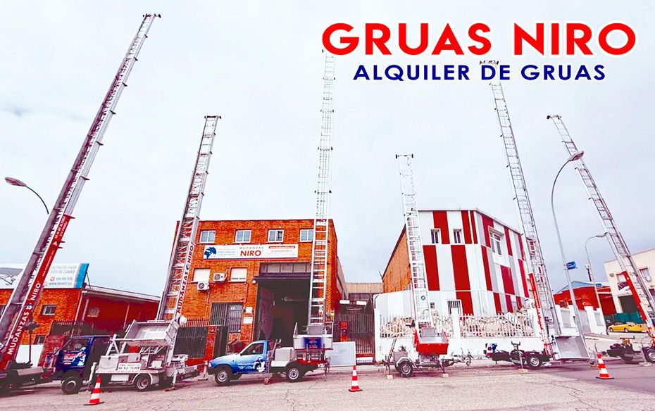El alquiler de grúas en Madrid alcanza nuevos estándares con Grúas Niro