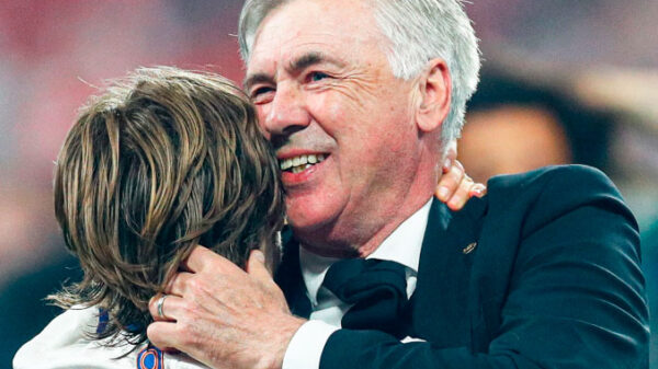 Luka Modric y Carlo Ancelotti, final de una era de oro en la historia del Real Madrid Luka Modric y Carlo Ancelotti, final de una era de oro en la historia del Real Madrid