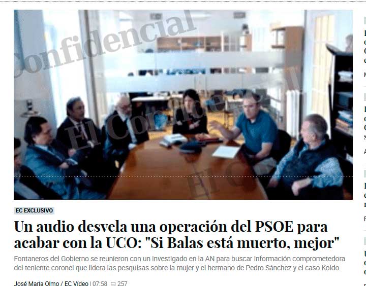Se desvela operación de Sánchez para acabar con Antonio Balas Dávila, el teniente coronel de la Guardia Civil Se desvela operación de Sánchez para acabar con Antonio Balas Dávila, el teniente coronel de la Guardia Civil