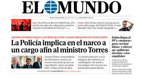 La Policía implica en el narco a un cargo afín al ministro Torres, Santos Cerdán en el alambre y Pardo de Vera imputada