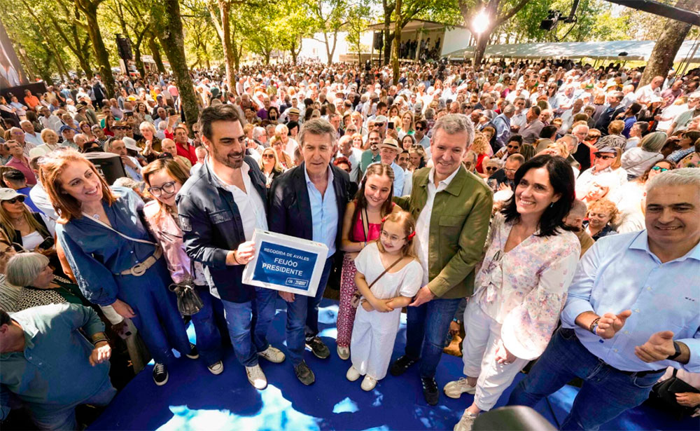 Toda la ilusión y el trabajo de Feijóo para volver al Partido Popular de once millones de votos