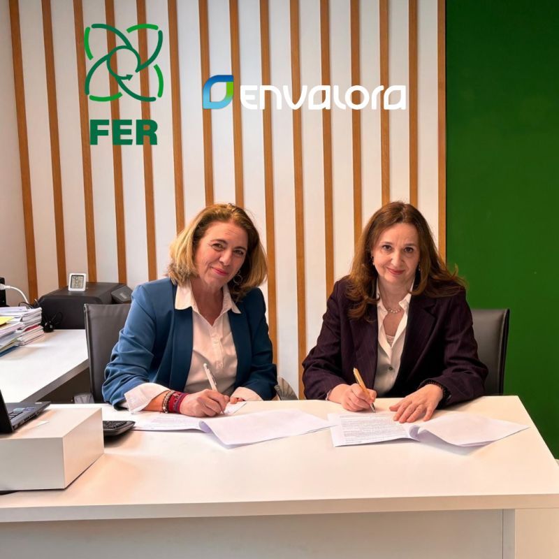 FER y ENVALORA refuerzan su acuerdo para impulsar la trazabilidad y la circularidad de los residuos de envases industriales y comerciales