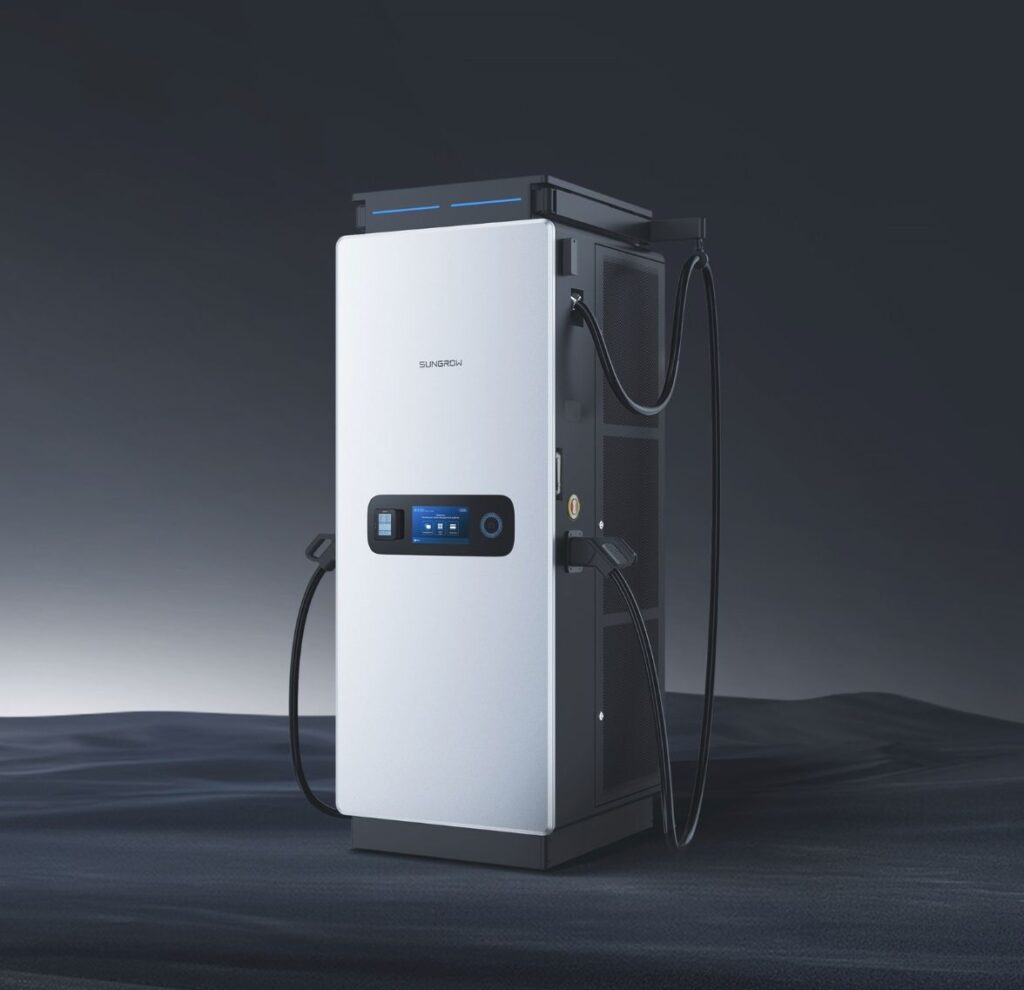 Sungrow presenta el cargador ultrarrápido para vehículos eléctricos IDC480E-C en Power2Drive