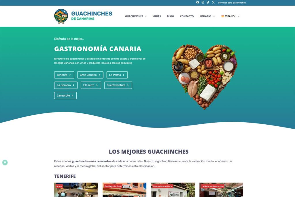 Guachinches.es amplía sus servicios para impulsar la visibilidad de los guachinches canarios