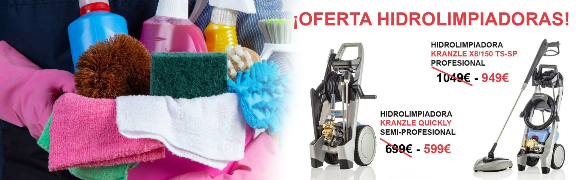 Utiles Empaso incorpora a su catálogo hidrolimpiadoras Kranzle con precios especiales de lanzamiento