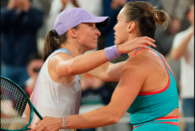 Sabalenka hizo mortal a una Swiatek que encadenaba 26 victorias consecutivas en Roland Garros
