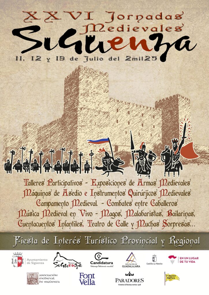 Sigüenza despierta al Medievo en 2025, en un fin de semana para viajar al pasado