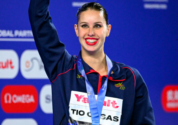 Iris Tió hace historia en los mundiales de natación de Singapur Iris Tió hace historia en los mundiales de natación de Singapur