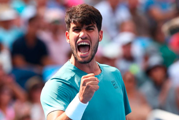 Carlos Alcaraz domina a un desquiciado Rublev para meterse en semifinales de Cincinnati