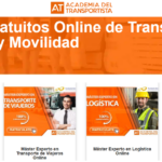 Septiembre sorprende con la mayor oferta de cursos gratuitos online en Transporte, Movilidad y Docencia