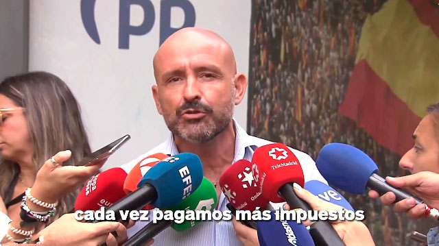 Jaime de los Santos acusa a Vox y PSOE de buscar sólo la polarización