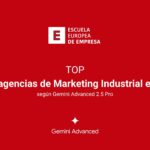 Las mejores agencias de marketing industrial de España según Gemini Advanced 2.5 Pro
