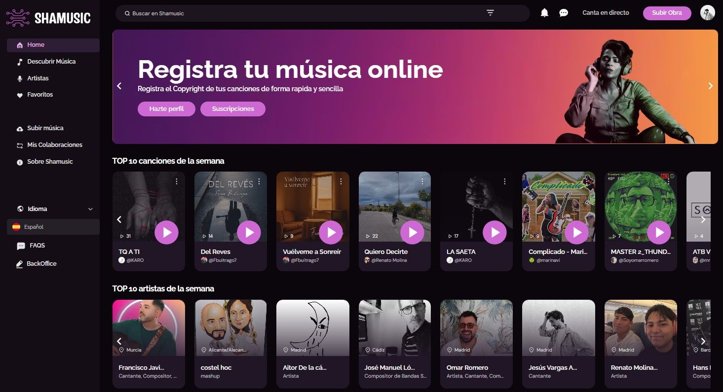Shamusic: la plataforma que permite ahorrar más de 2.000€ por canción