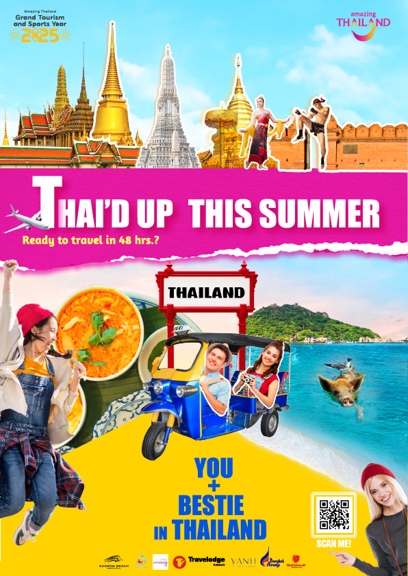 TAT lanza la campaña “Your Dream of Thailand Academy”, bajo el llamativo lema Thai’d Up This Summer