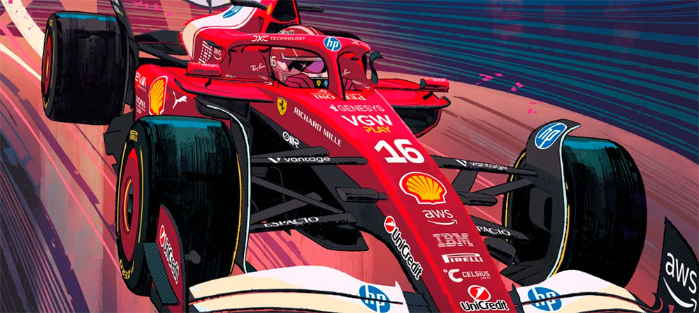 Lewis Hamilton y Charles Leclerc logran un doblete esperanzador a Ferrari en Bakú