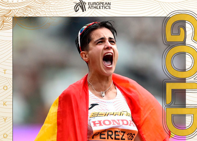 María Pérez marca un hito en Tokio con su tercer oro mundial