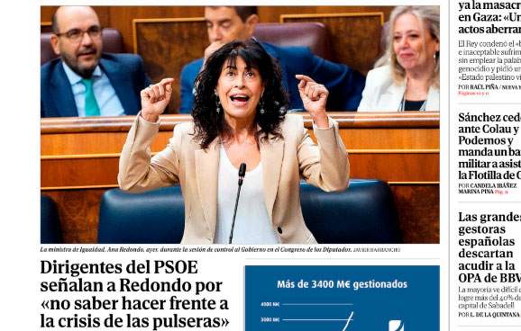 Profundo rechazo en el PSOE a que la ministra Ana Redondo no dimita ni sea cesada