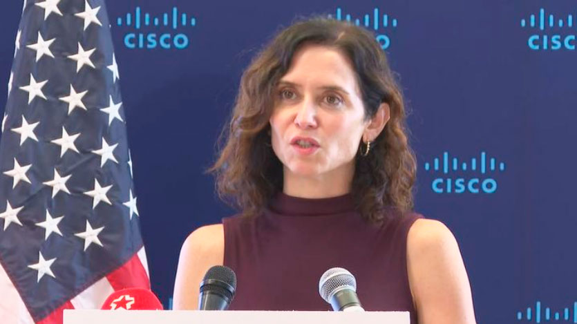 Acuerdo de Ayuso con Cisco en Austin para proteger a hospitales y colegios