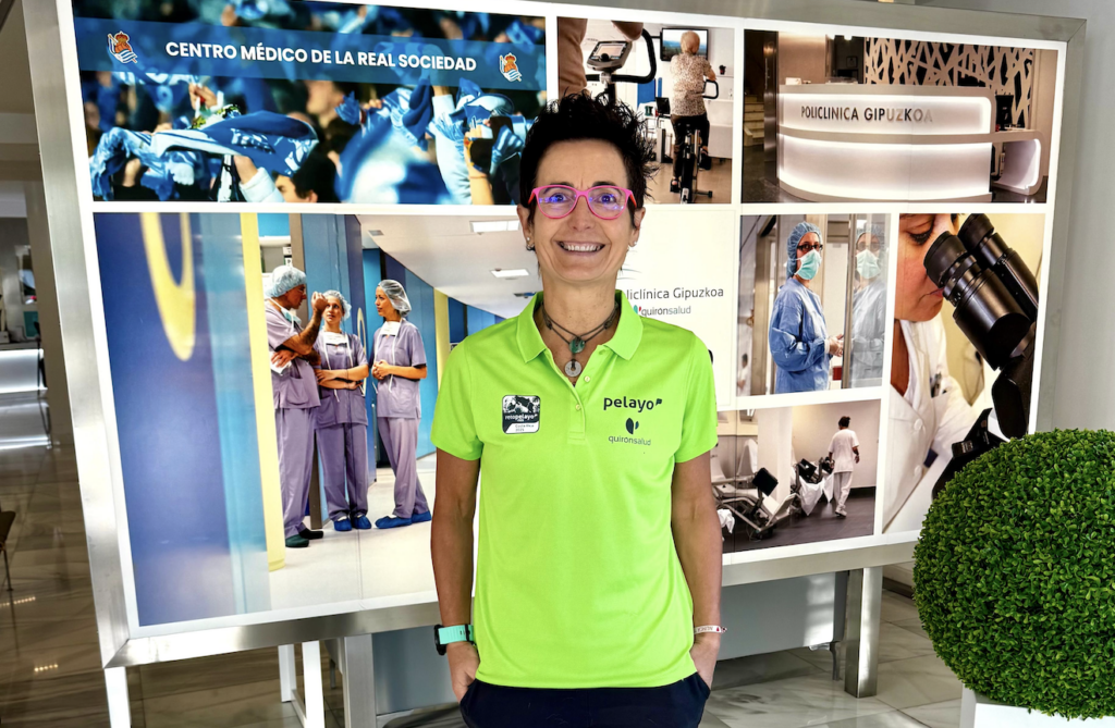 Idoia, la participante riojana del Reto Pelayo Vida Costa Rica 2025, realiza su reconocimiento médico en Policlínica Gipuzkoa