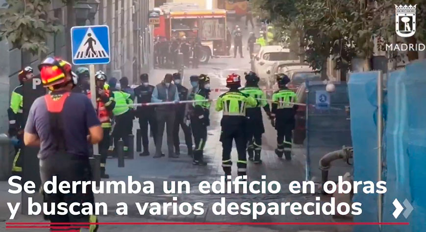 Un gran estruendo que se sintió como un terremoto y búsquedas a contrarreloj Un gran estruendo que se sintió como un terremoto y búsquedas a contrarreloj