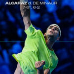 Alcaraz vence a De Miñaur en las ATP Finals y está a dos partidos de recuperar el número uno