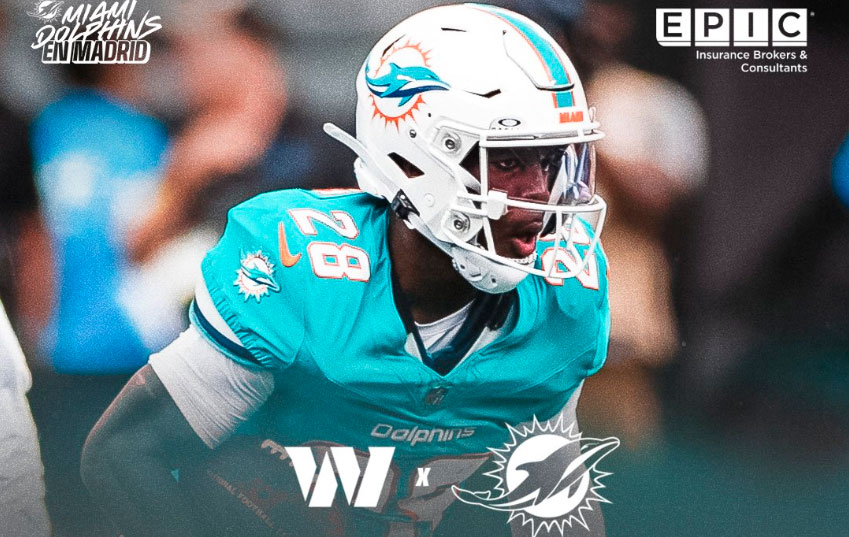 Tua Tagovailoa, el quarterback de los Miami Dolphins en el Bernabéu
