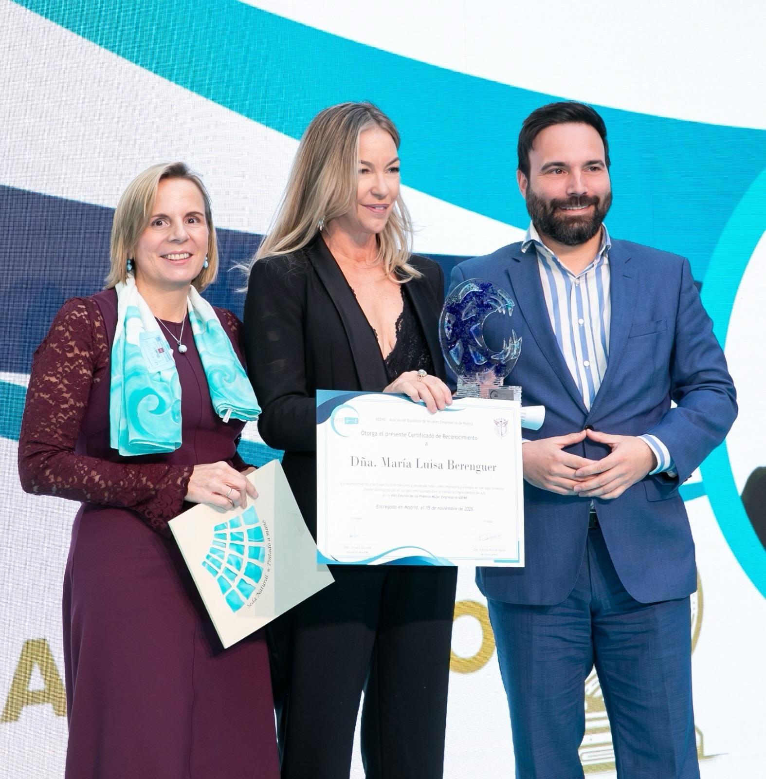 ASEME premia a Marisa Berenguer, CEO de Ideeea Therapeutics, por liderar un proyecto biotecnológico pionero