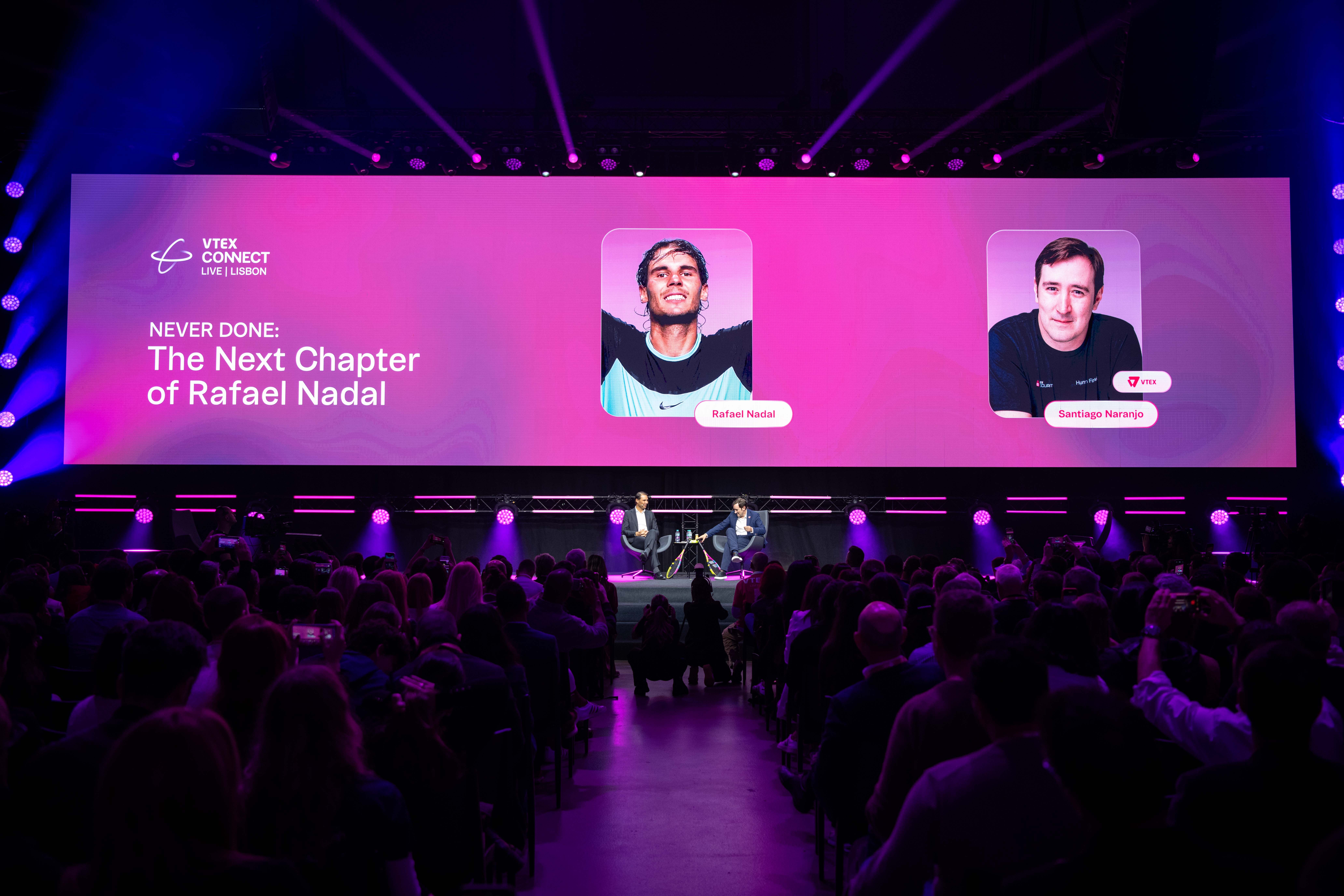 Rafa Nadal en VTEX Connect Europe: “Para lograr un gran éxito, ‘cómodo’ nunca es la palabra ideal”