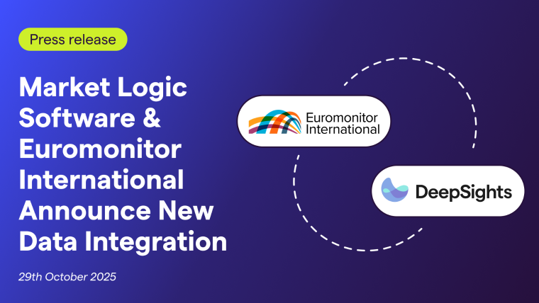 Market Logic Software y Euromonitor integran datos para ofrecer insights impulsados por IA a sus clientes