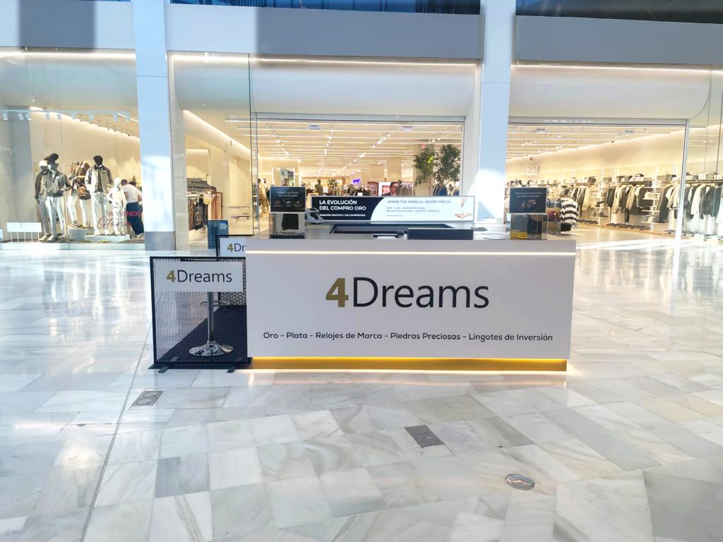4Dreams refuerza su expansión con un nuevo stand sostenible en el Centro Comercial El Faro de Badajoz
