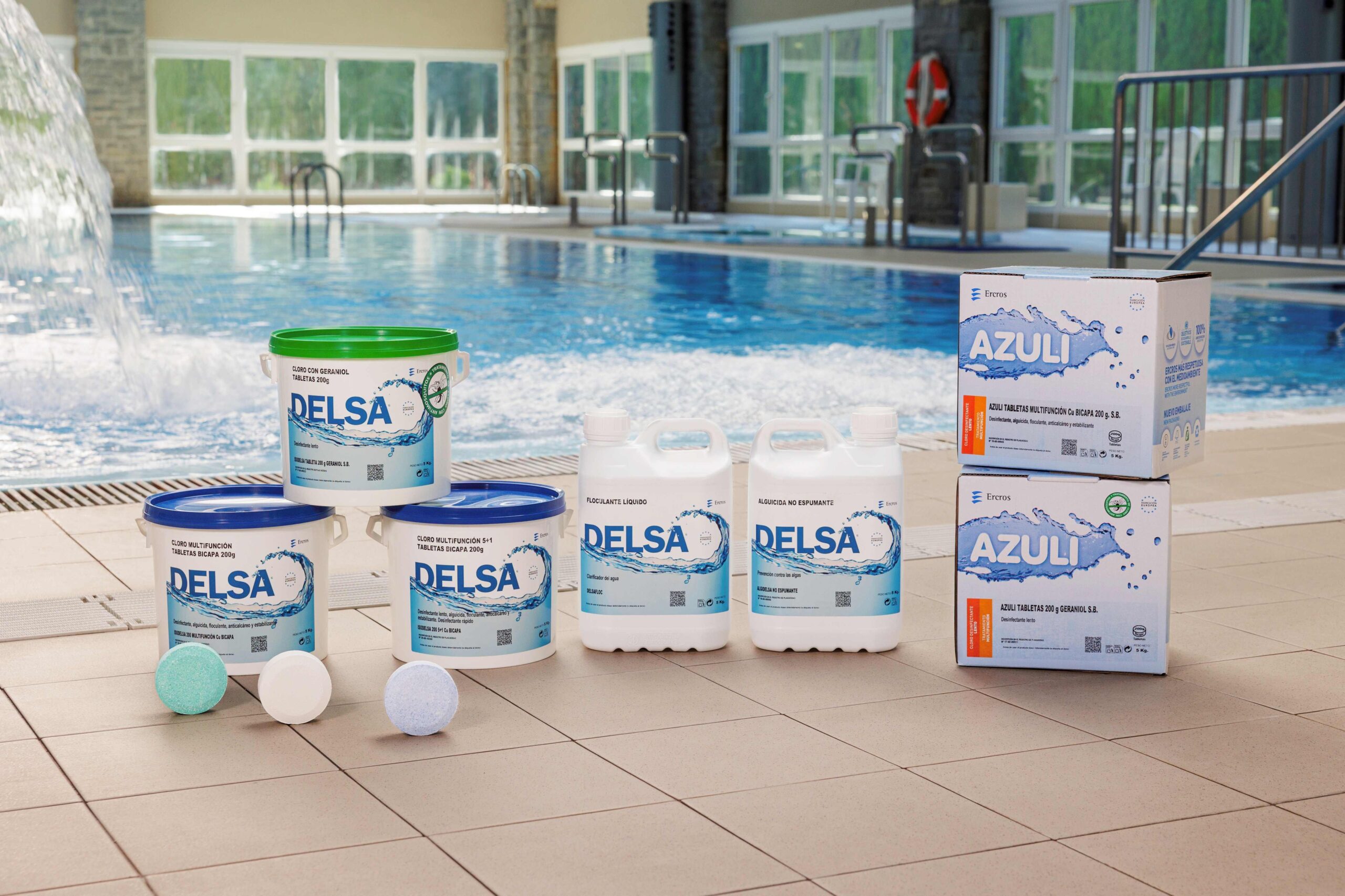 Ercros presenta sus productos para un agua limpia, segura y sostenible en la Feria Piscina Barcelona 2025