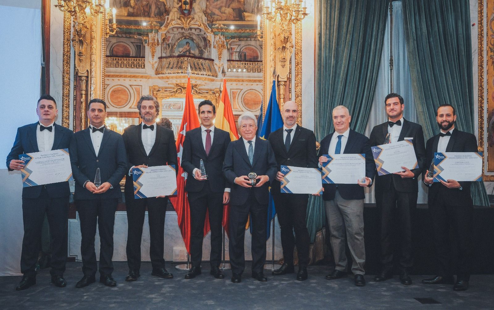 Una gala inolvidable del Premio Europeo a la Mejor Empresa 2025 ilumina el histórico Palacio de Santoña