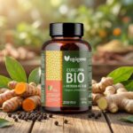 Cúrcuma con jengibre y pimienta negra Bio con probióticos y prebióticos, la fórmula avanzada de VEGAGENO