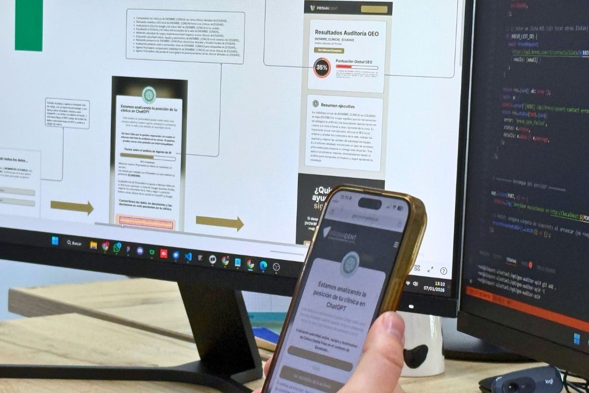 Una agencia nacida en Asturias lanza una herramienta para medir el posicionamiento de clínicas dentales en ChatGPT