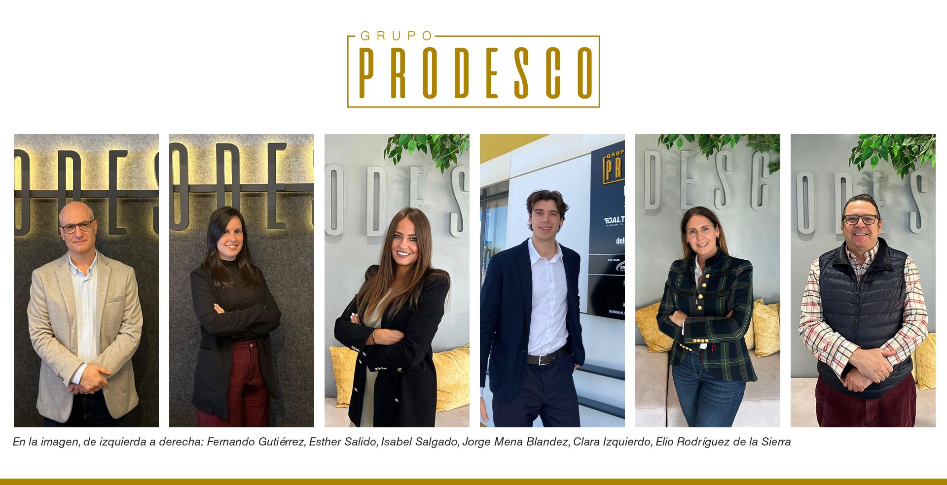 Grupo Prodesco refuerza su equipo con nombramientos e incorporaciones estratégicas