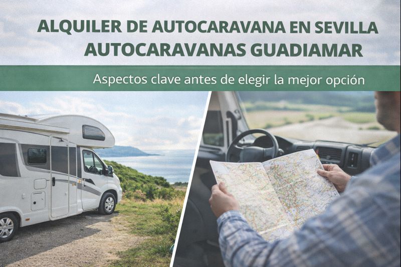 Alquiler de autocaravana en Sevilla con Autocaravanas Guadiamar: aspectos clave antes de elegir la mejor opción