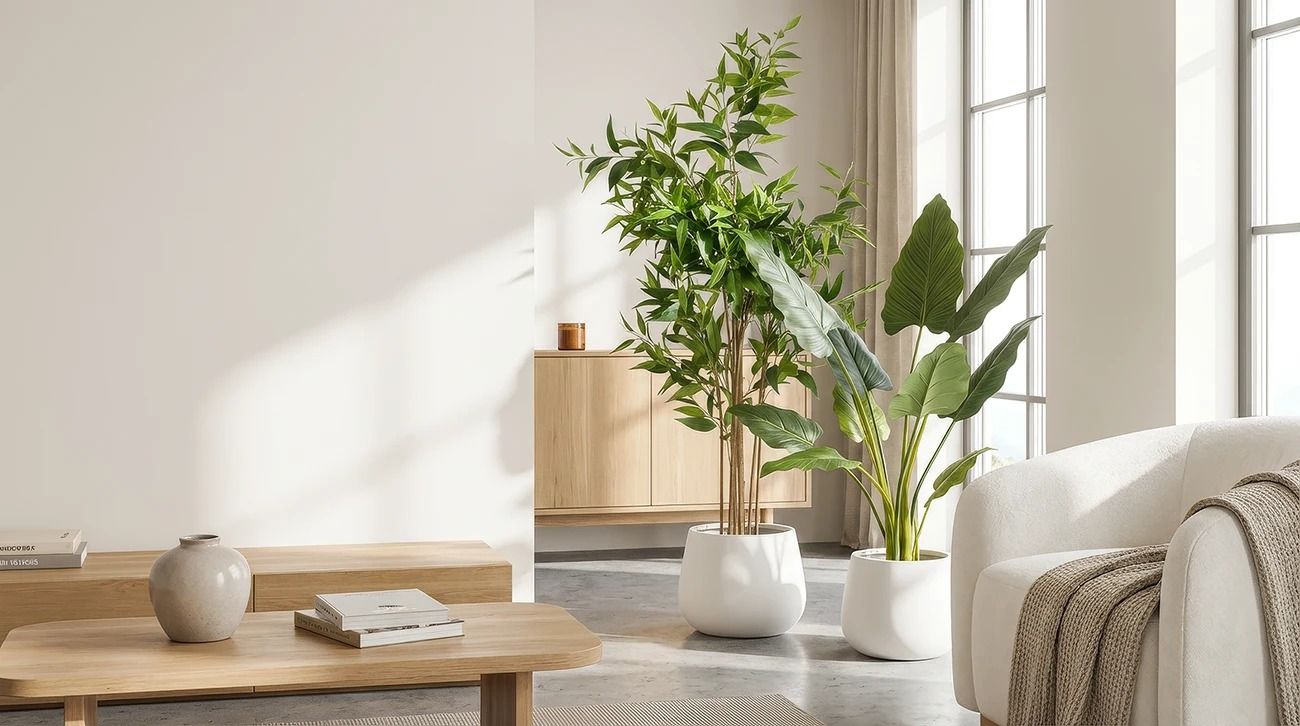 Tendencia: el auge de las plantas artificiales en interiores y exteriores