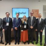 ITALTEL recibe en su sede central de Milán a la Consejera de Economía de la CAM, Rocío Albert