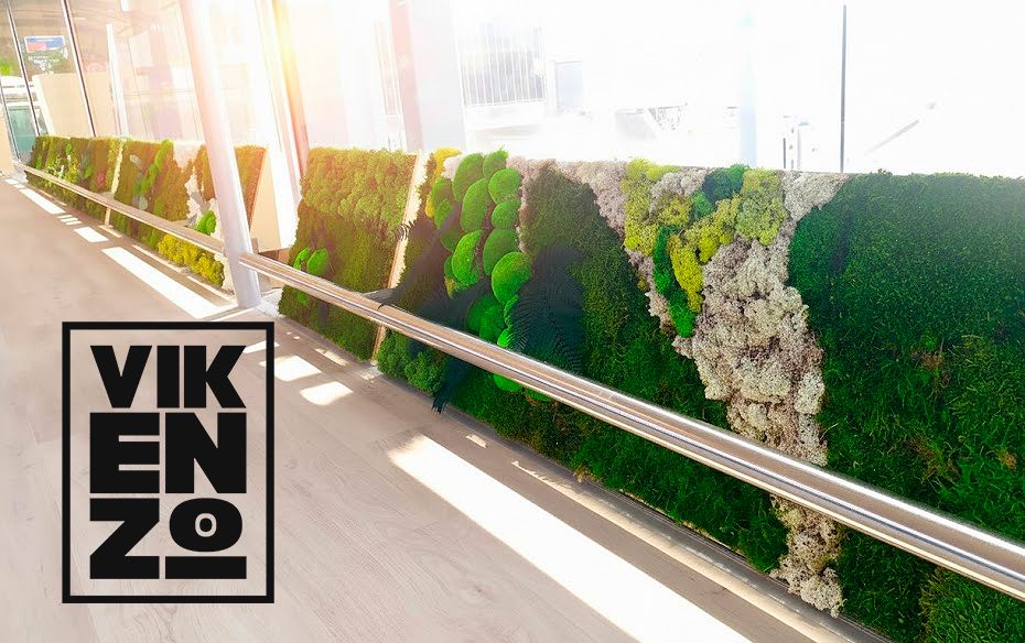 Vikenzo Nature y la transformación de los espacios a través de jardines verticales artificiales