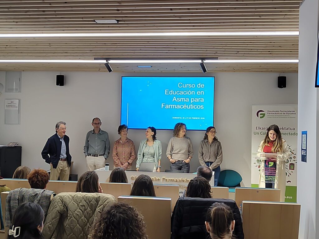Gipuzkoa acoge la primera edición dirigida a farmacéuticos/as del curso ‘Educadores en Asma’ de la Sociedad Española de Neumología Pediátrica (SENP)