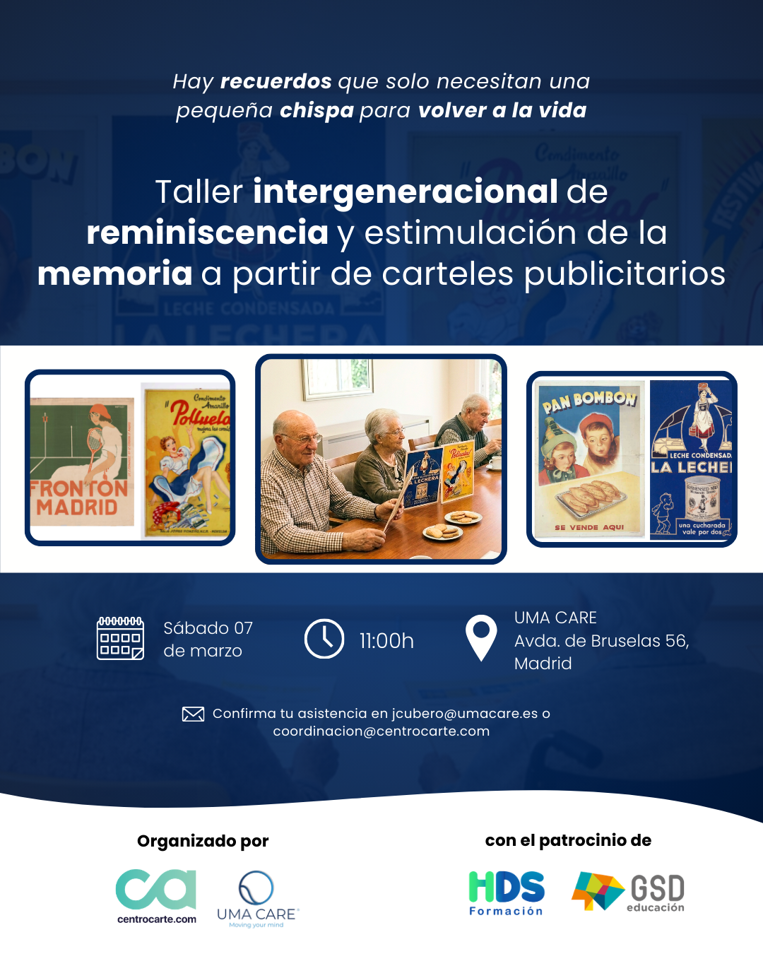 GSD Educación impulsa ‘Carte Intergeneracional’, un proyecto que conecta a jóvenes y mayores a través de la memoria visual