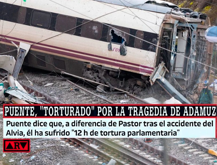 Adamuz puede ser una bomba para Montero, la responsabilidad de Sánchez, y Puente dice que es torturado 